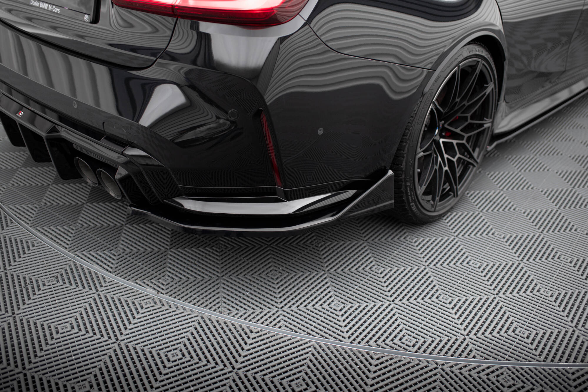 Lames latérales arrière Maxton V6  BMW M3 G80 G81 Berline et Break 2021>